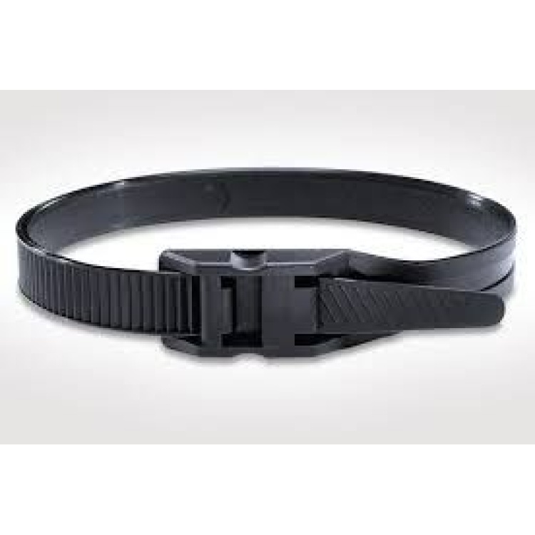 Advanced Cable Ties 7" 50lb Low Profile Cobra Cable Ties Black 100 Pack | Discontinued