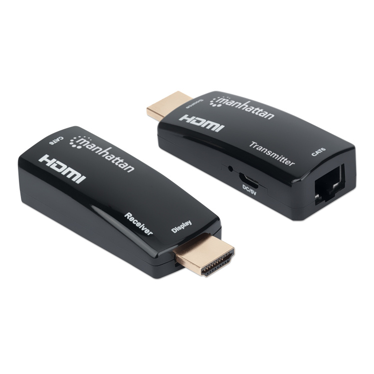 Manhattan Products HDMI Extender Over One Cat5/6 60m with IR