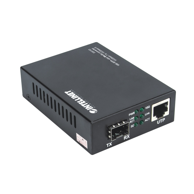 Intellinet Media Converter 10 Gbase-T to 10 Gbase-R 1-10GB SFP+ Port