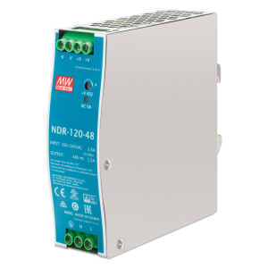 Intellinet Industrial Power Supply 120W 48VDC DIN Rail MTG One Output