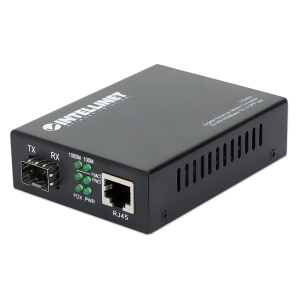 Intellinet Media Converter Gigabit Ethernet 10/100/1000 to Unloaded SFP Slot