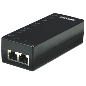 Intellinet Power Over Ethernet PoE Injector 1 Port 48 V DC IEEE 802.3AF Compliant