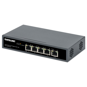 Intellinet PoE Powered 5-Port Gigabit Switch with PoE Passthrough