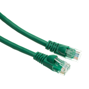 Intellinet 2' Cat5e Patch Cable Green with Boots