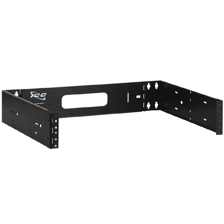 ICC 2U Hinged Wall Bracket 15" Deep | Black
