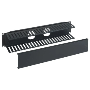 ICC 2U Finger Duct Wire Manager | 3" Depth