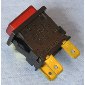 Philmore 12v SPST 12a Miniature (On-Off) Lighted Push Button Switch