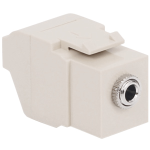 ICC 3.5mm Audio Keystone Jack Stereo Module | White