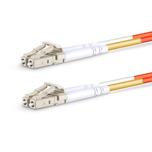 LC/LC Duplex OM1 Fiber Patch Cable | 5 Meter