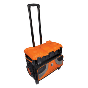 Klein Tools Tradesman Pro Tool Master Rolling Tool Bag 19 Pockets 22-Inch