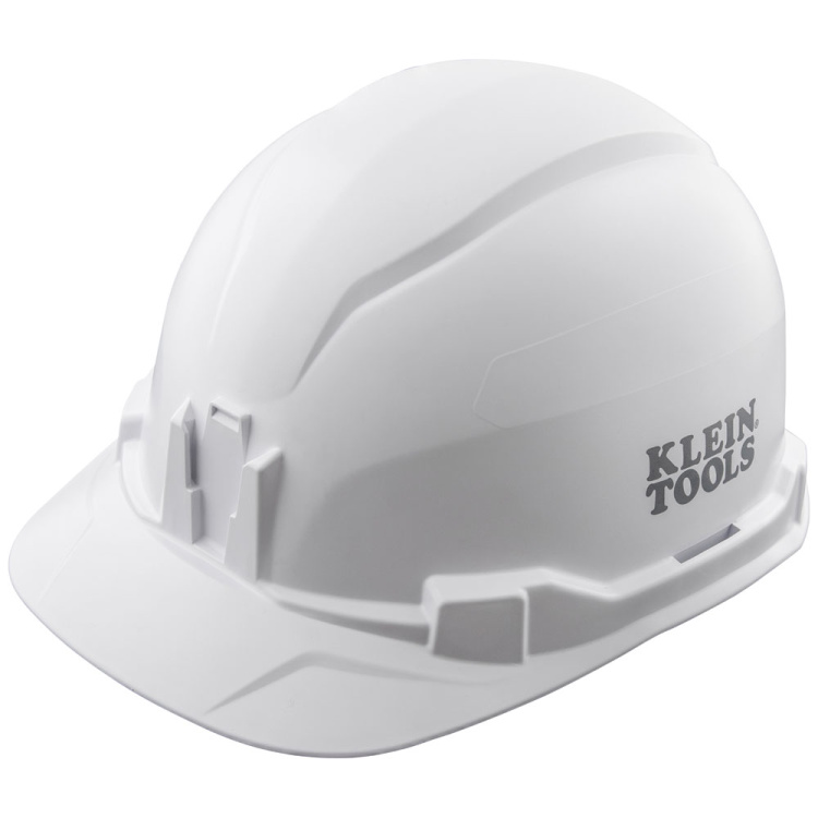 Klein Tools Hard Hat, Cap Style, Non-Vented  Class E | White