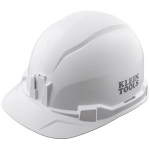 Klein Tools Hard Hat, Cap Style, Non-Vented  Class E | White