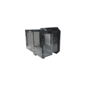 Arlington Industries IN-AND-OUT™ Horizontal Single Gang Extendable Outlet Cover | Clear