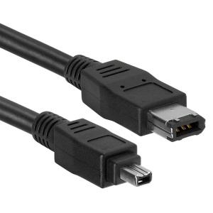 6' Firewire 400 6 Pin To 4 Pin Cable, Ieee-194a