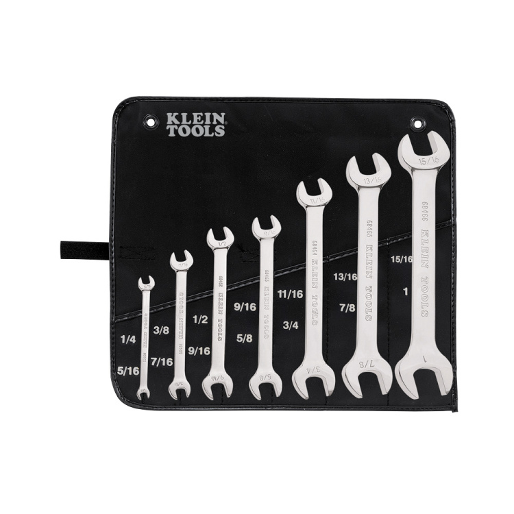 Klein Tools Open-End Wrench Set, 7pc