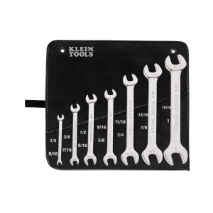 Klein Tools Open-End Wrench Set, 7pc