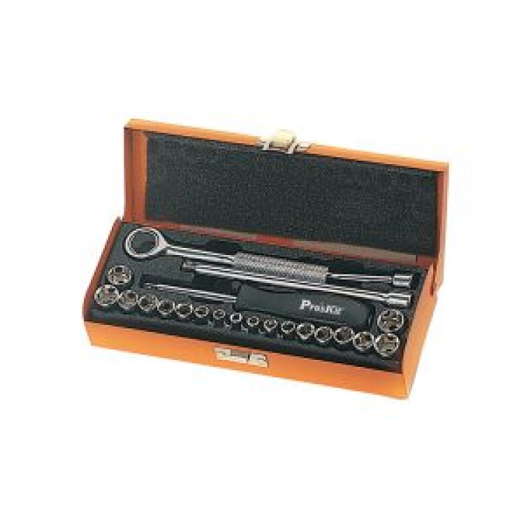 Eclipse Tools 23-Piece 1/4" Driver Socket Set