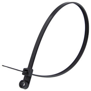 Advanced Cable Ties 11" 50lb Black Cable Ties with Mounting Hole | 100 Pack