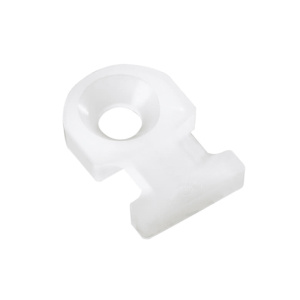 Advanced Cable Ties Low Profile Natural Cable Tie Mounts | 100 Pack
