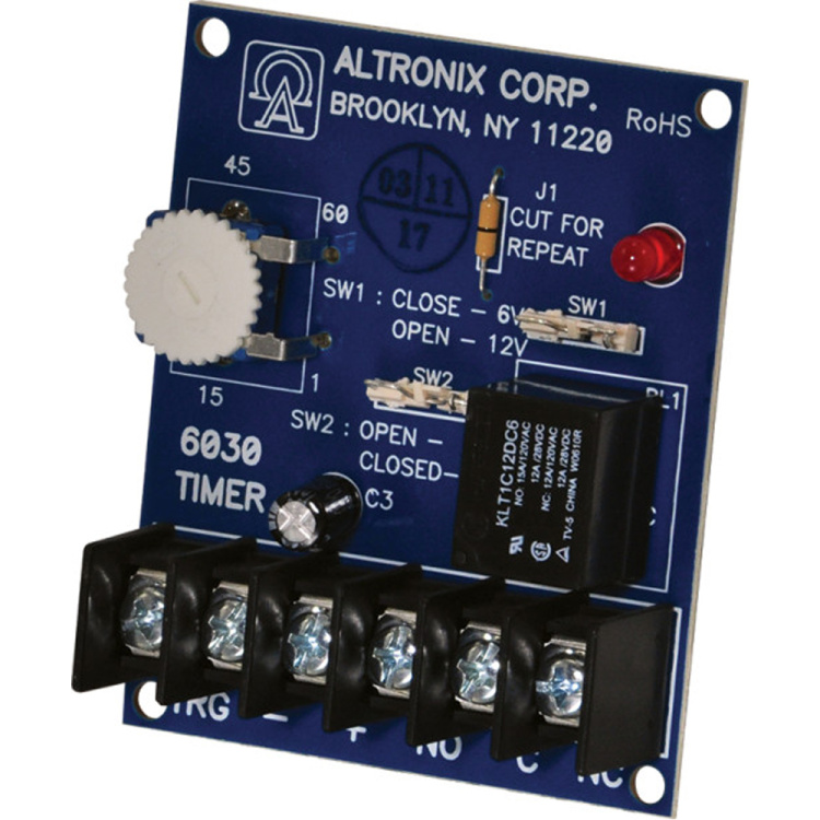 Altronix Multi-Purpose 6/12VDC Timer Control Board Module