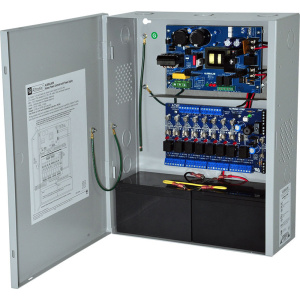 Altronix Access Power Controller with Power Supply/Charger, 8 Fused Relay Outputs, 12/24VDC at 6A, FAI, 115VAC, BC400 Enclosure