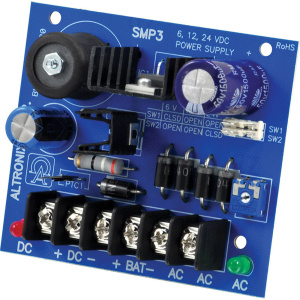 Altronix AC To DC 2.5AMP Single Output Selectable Voltage 6-24VDC Power Supply Module