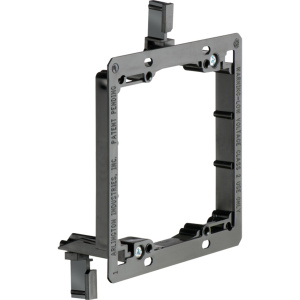 Arlington Industries Dual Gang Low Voltage Mounting Bracket for Existing Construction
