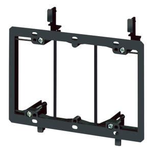 Arlington Industries Triple Gang Low Voltage Mounting Bracket for Existing Construction