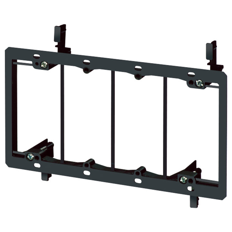 Arlington Industries Quad Gang Low Voltage Mounting Bracket for Existing Construction