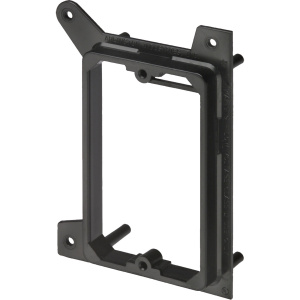 Arlington Industries Single Gang Low Voltage Mounting Bracket for New Construction
