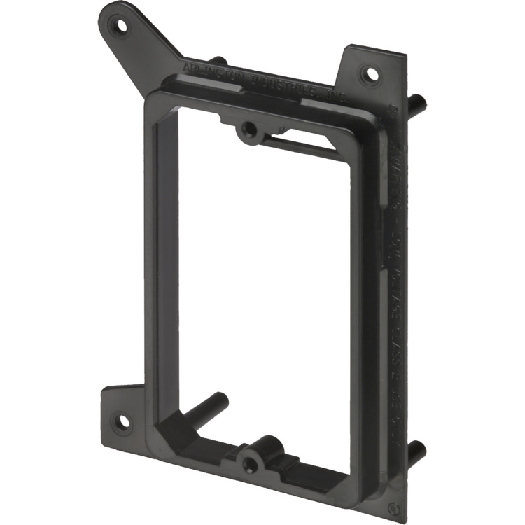Arlington Industries Single Gang Low Voltage Mounting Bracket for New Construction