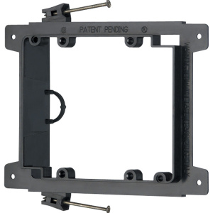 Arlington Industries Dual Gang Nail-On Low Voltage Bracket for New Construction