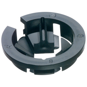 Arlington Industries 1" Black Button™ Non Metallic Snap-In Connector