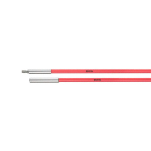 B.E.S Manufacturing 6' Orange FiberFish Male to Female 3/16" High Flex Rod