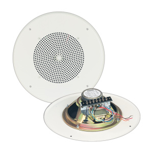 Bogen 8" Ceiling Speaker 25/70v with Recessed Volume Control Off-White