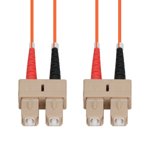 SC/SC OM1 (Multimode) Duplex Fiber Patch Cable | 7 Meter