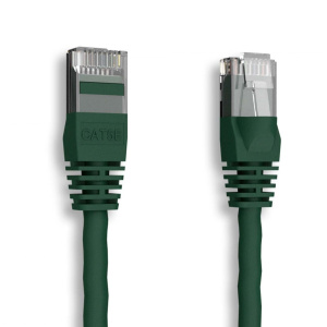 COMTOP 2' Cat5e Patch Cable with Boots | Green