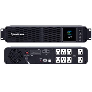 Cyberpower 2u Pfc Sinewave Line Interactive Ups With Lcd | 1500va/1000w