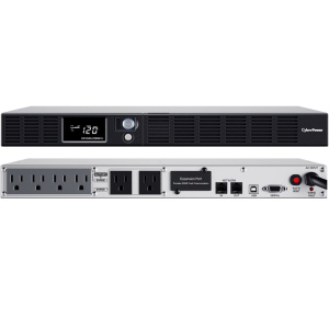 Cyberpower 1u Smart Online Interactive UPS with LCD | 1000va/600w