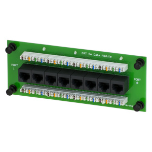 DataComm Electronics 8 Port Cat5E Module for Home Command Center