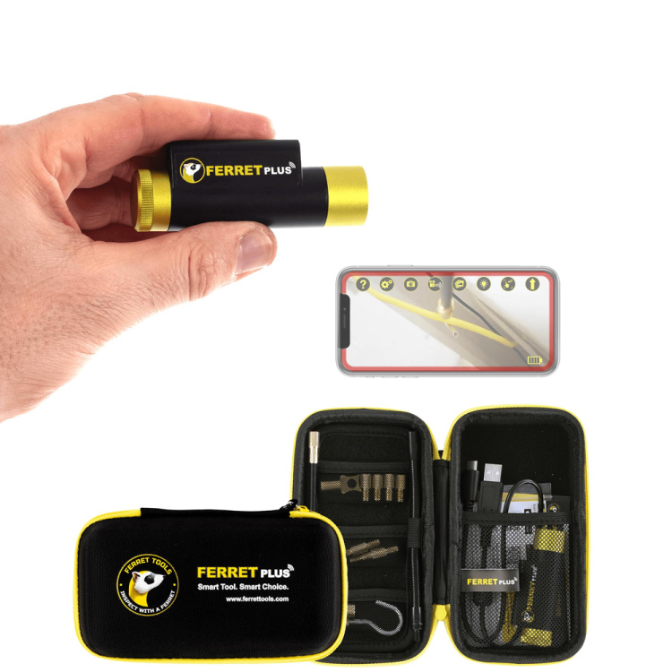 Ferret Plus Multi-Purpose Wireless Inspection Camera and Cable Pulling Tool