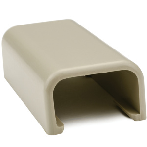 HellermannTyton 3/4" Splice Cover PVC Ivory 10 Pack