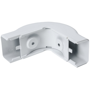 HellermannTyton 1-1/4" External Corner Raceway Adapter | Ivory