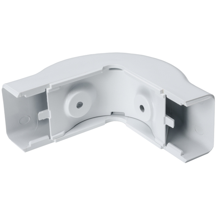 HellermannTyton 1-1/4" External Corner Raceway Adapter | Ivory