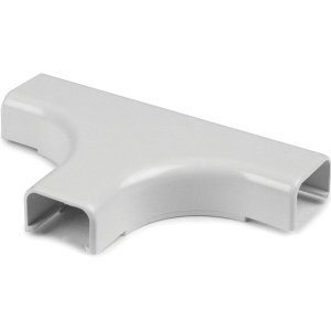 HellermannTyton 1-1/4" Tee Cover 1" Bend Radius PVC White 10/pkg