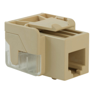 ICC RJ11 EZ Style Voice Keystone Jack Contractor Pack | Ivory
