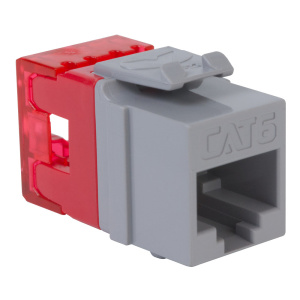 ICC Cat6 HD Style Keystone Jack Contractor 25 Pack | Grey