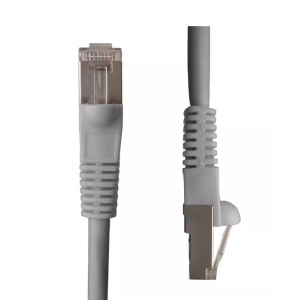 Intellinet 14' Cat5e Shielded Patch Cable Grey with Boots