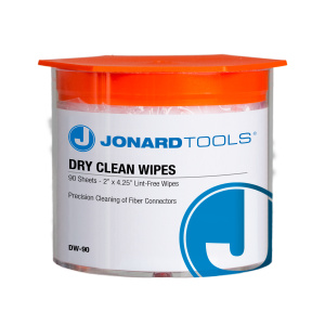Jonard Tools Fiber Dry Wipes | 90 Pack