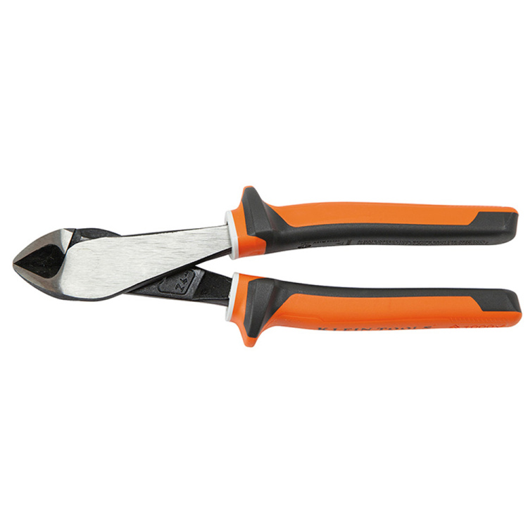 Klein Tools 8" Diagonal Cutting Pliers, Insulated Slim Handle